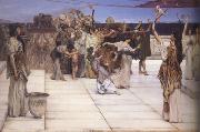 Alma-Tadema, Sir Lawrence A Dedication to Bacchus (mk23) china oil painting reproduction